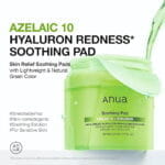 Anua Azelaic 10 Hyaluron Redness Soothing Pad (90 Pads) - Image 4